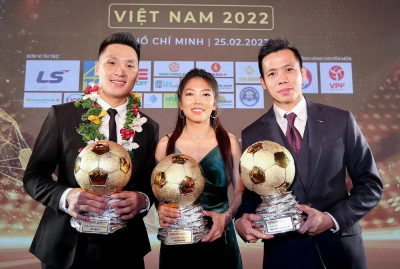 3 Quả bóng vàng Việt Nam ở các hạng mục nam, nữ và Futsal năm 2022