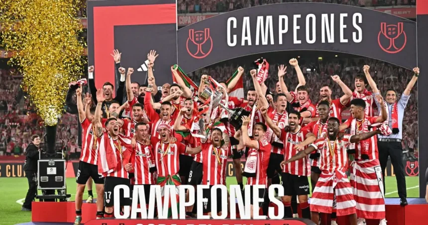Kết quả bóng đá hôm nay 7/4: Athletic Bilbao vô địch Copa del Rey